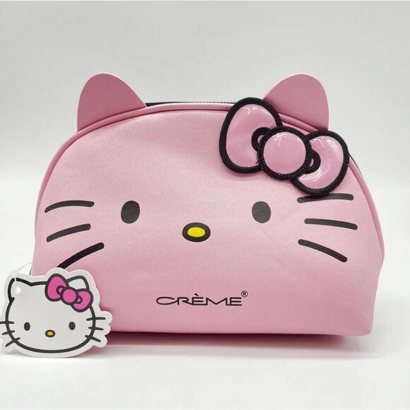 The Creme Shop X Hello Kitty Think Pink Cosmetic Pouch - Picture 2 of 7